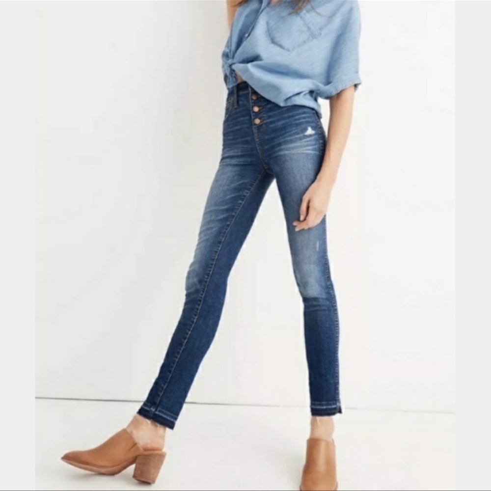 Madewell 10" high-rise skinny jeans